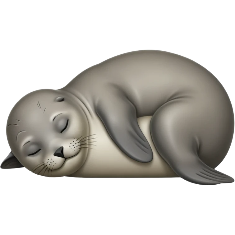 Sleeping seal emoji