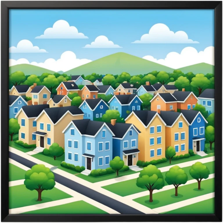 A neighborhood  emoji