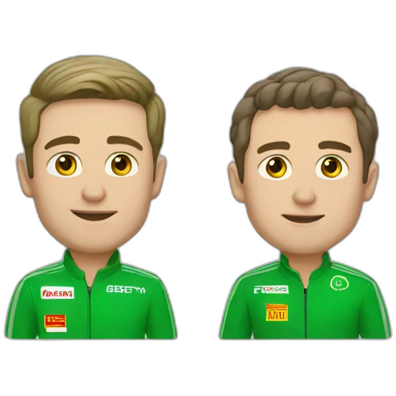Zelenskiy and F1 emoji