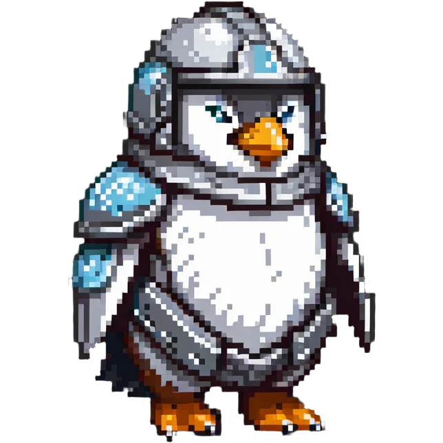 penguin warrior emoji