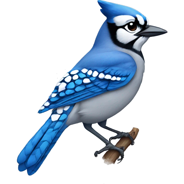 Blue jay bird emoji