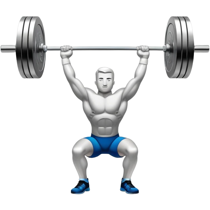 An emblem representing the World Weightlifting Federation with a stylized barbell and global elements. Bold text and clean lines symbolize strength, unity, and competition. Modern, dynamic design with a transparent background. emoji