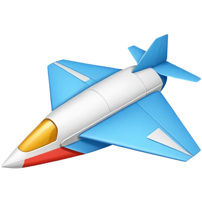 paper plane in mid-air emoji