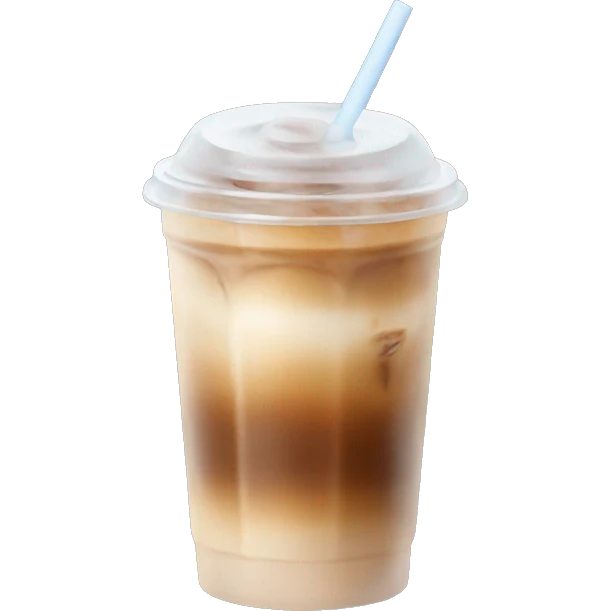 Aesthetic iced coffee emoji
