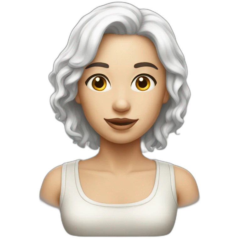 Caravan white realistic  emoji