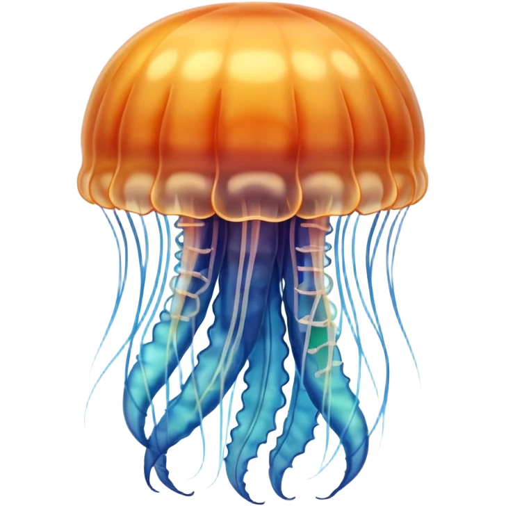 Realistic see through jellyfish emoji