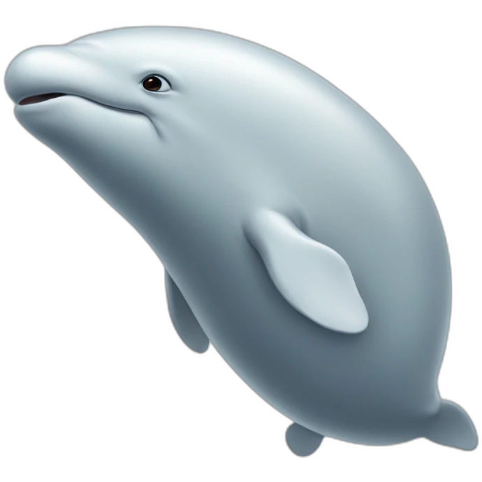 Beluga triste emoji