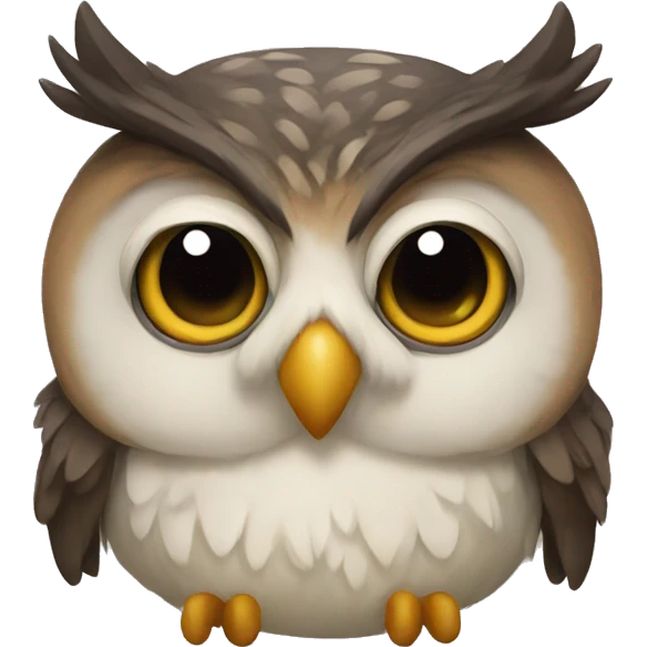 Unique owl emoji