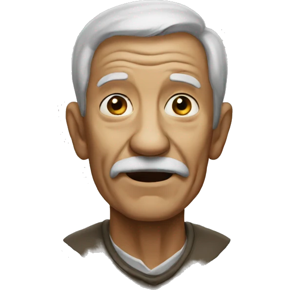 Very old man emoji