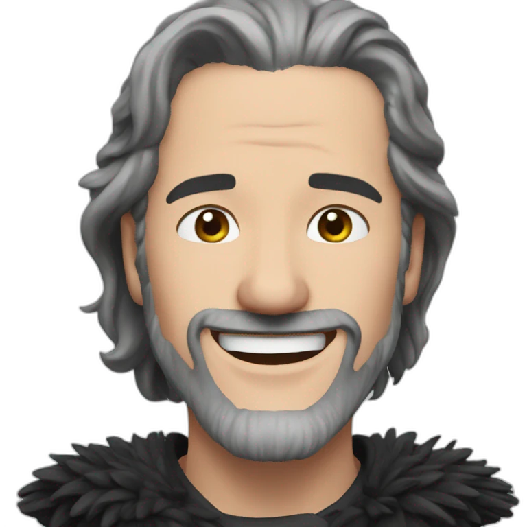 Jon Snow happy emoji