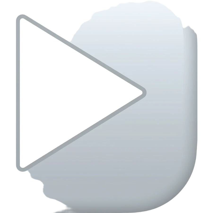 simbolo del play bianco emoji