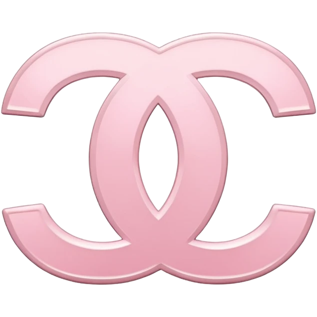 light pink chanel logo emoji