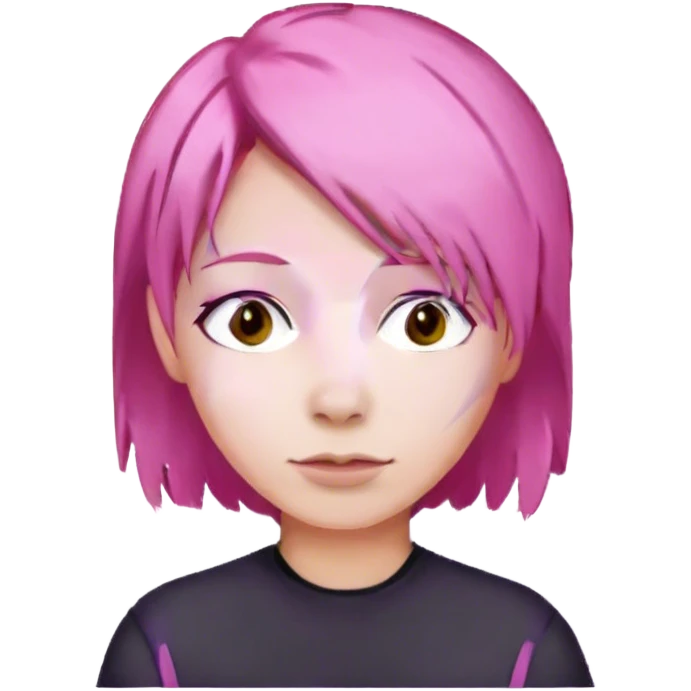 pink hair emoji
