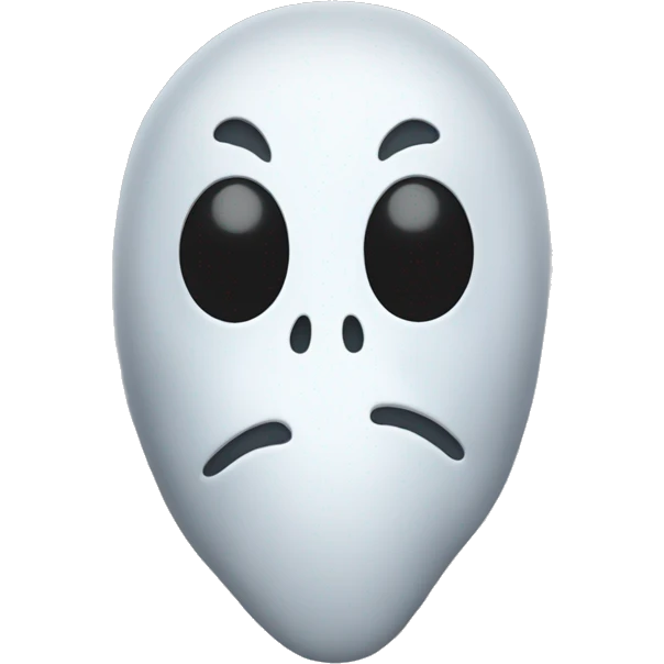 Ghost face movie emoji