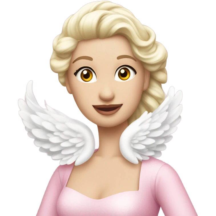 Cisne rosa emoji