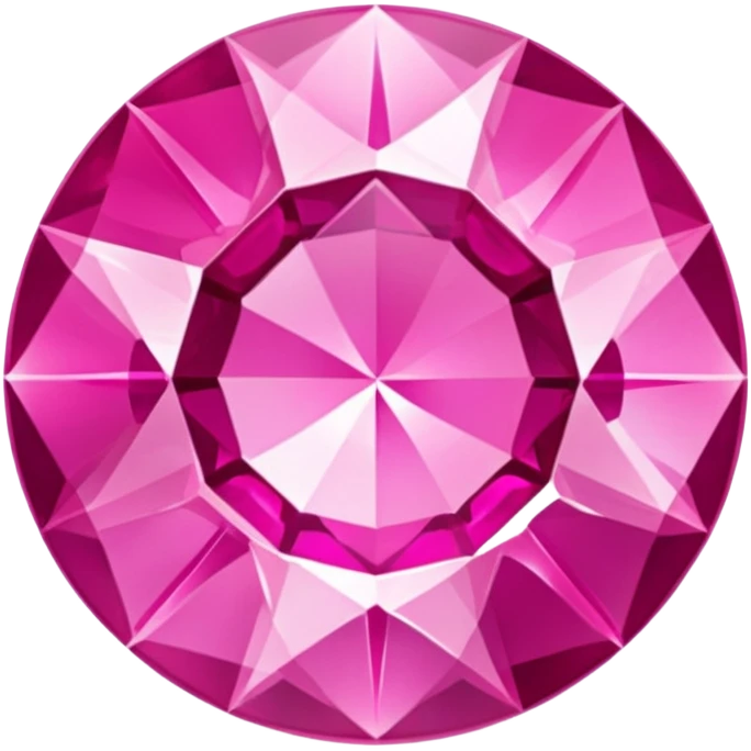 Round Pink Sapphire Gem emoji