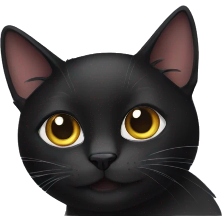 Black cat emoji