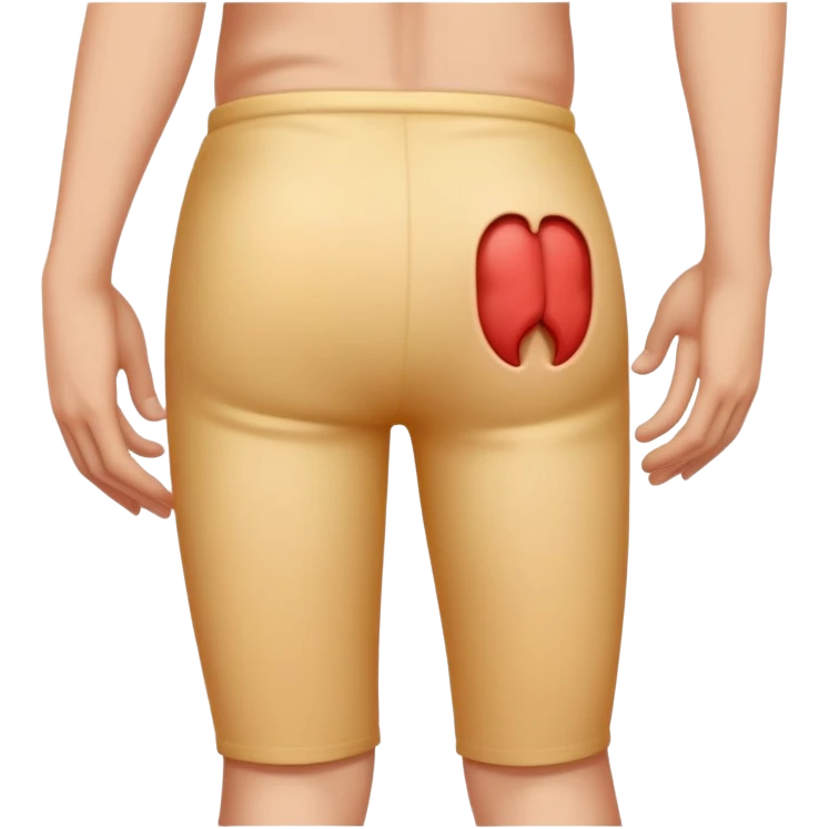 Itchy butt emoji
