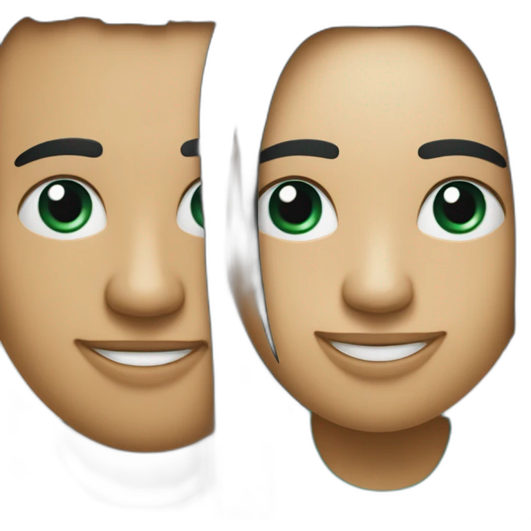 two typographic characters, one after the other, one is a black lowercase letter t and the other is a turquose verical bar emoji