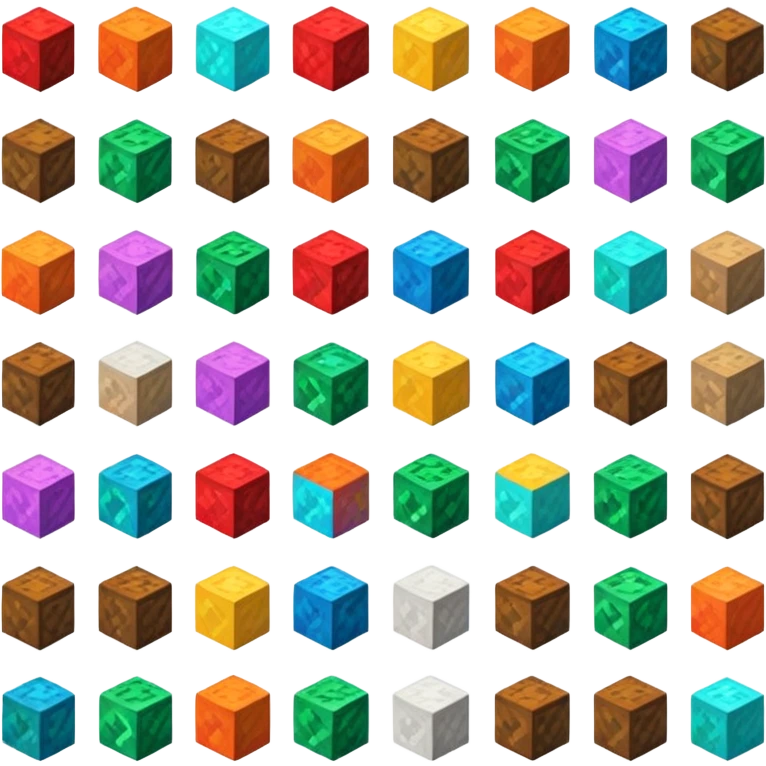 blocks from Minecraft emoji