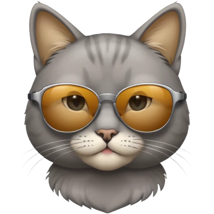Cat wearing sunglasses emoji