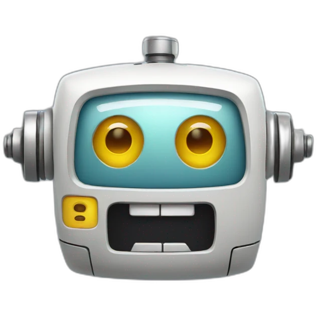 winky robot emoji