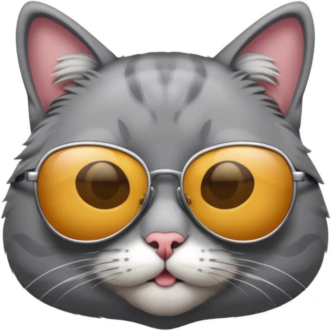 Cat wearing sunglasses emoji