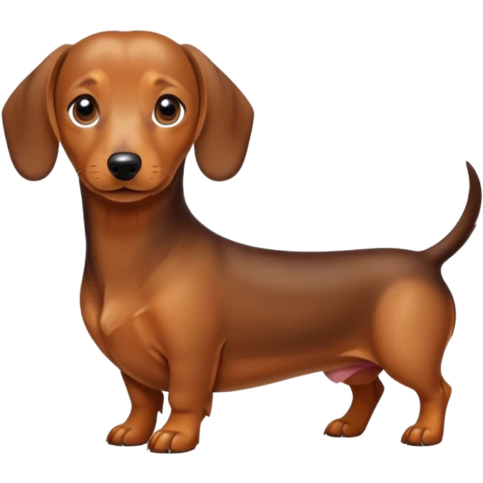 dachshund dog emoji