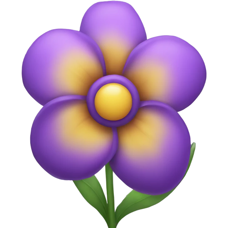 purple flower emoji
