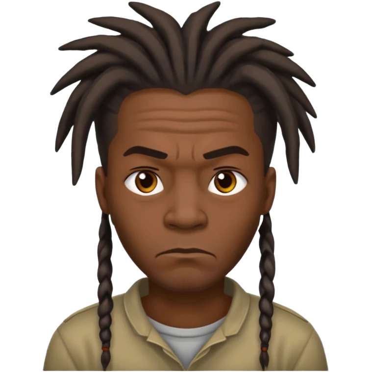 A dread head African American thug  emoji