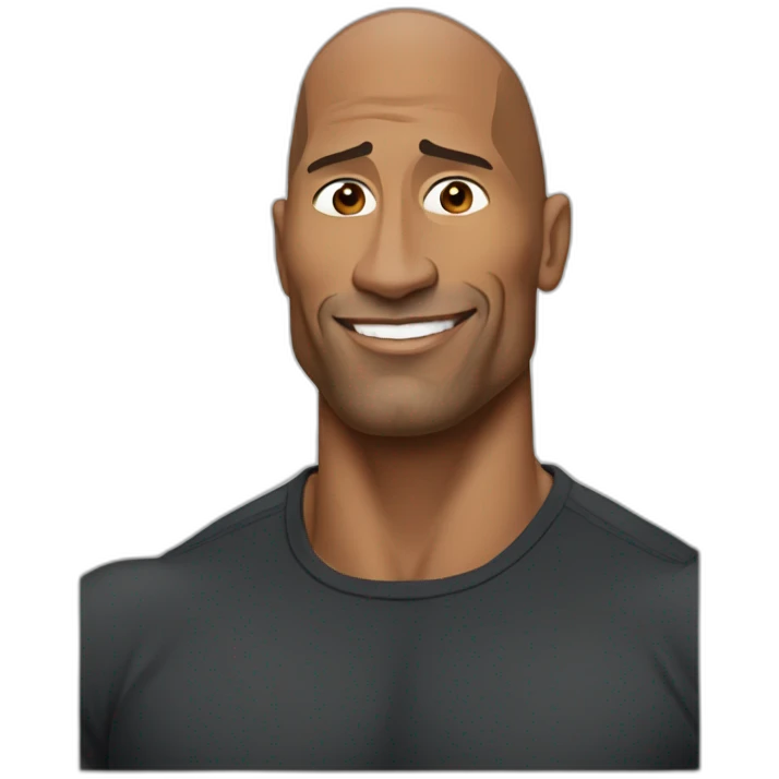 dwayne johnson emoji