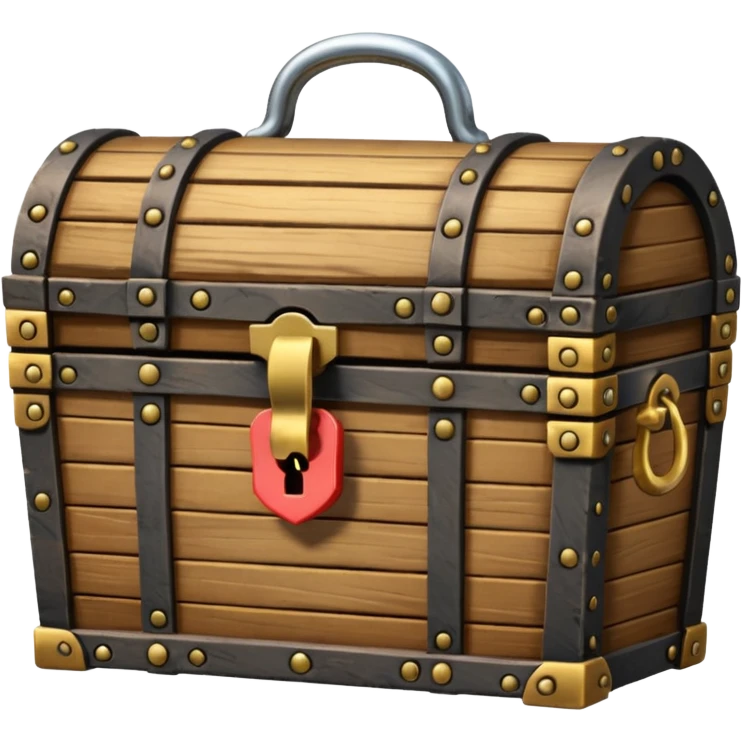 closed treasure chest with a lock emoji