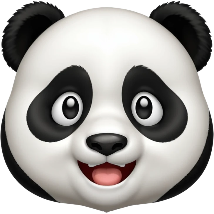 panda cry laughing emoji