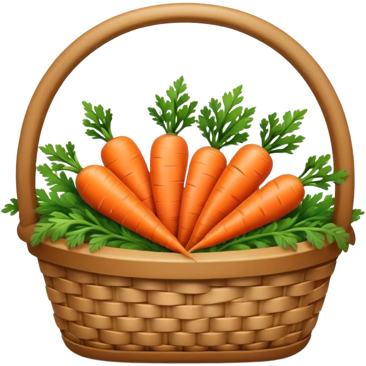 carrot in basket emoji
