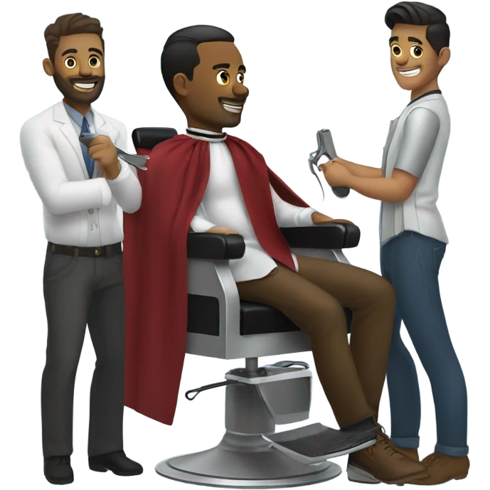 Tyler getting a haircut emoji