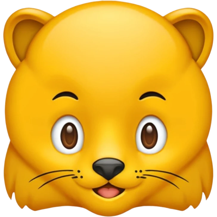 استیکر حیوان آهو زمینه مشکی emoji
