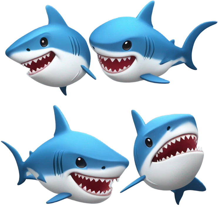 un requin qui fume et qui a une casquette  emoji