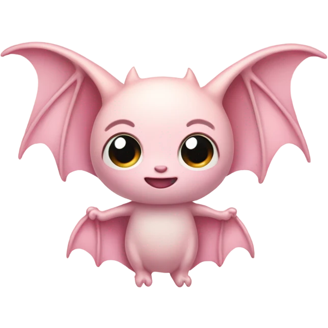 light pink bat  emoji