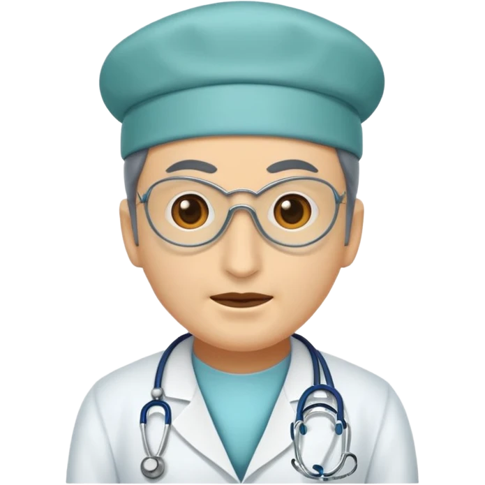 pleuge doctor mask no hat emoji