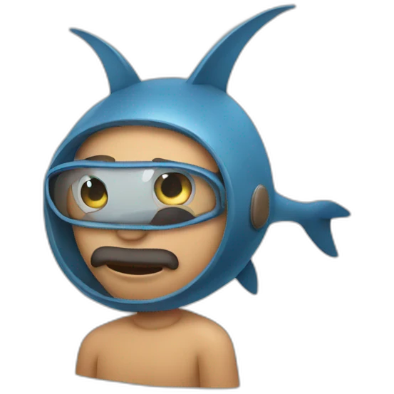 a tuna man emoji