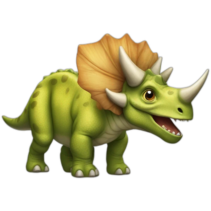 Triceratops dinosaurs emoji
