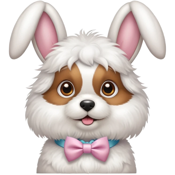 Easter Bunny dog emoji