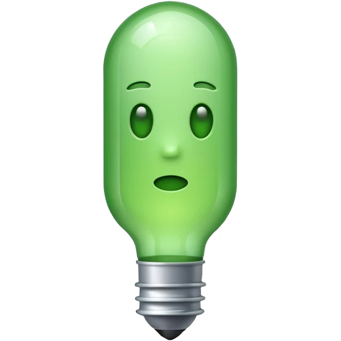 make exclamation mark in light green color emoji emoji