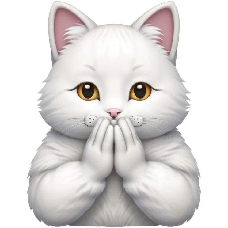 cat hands praying emoji