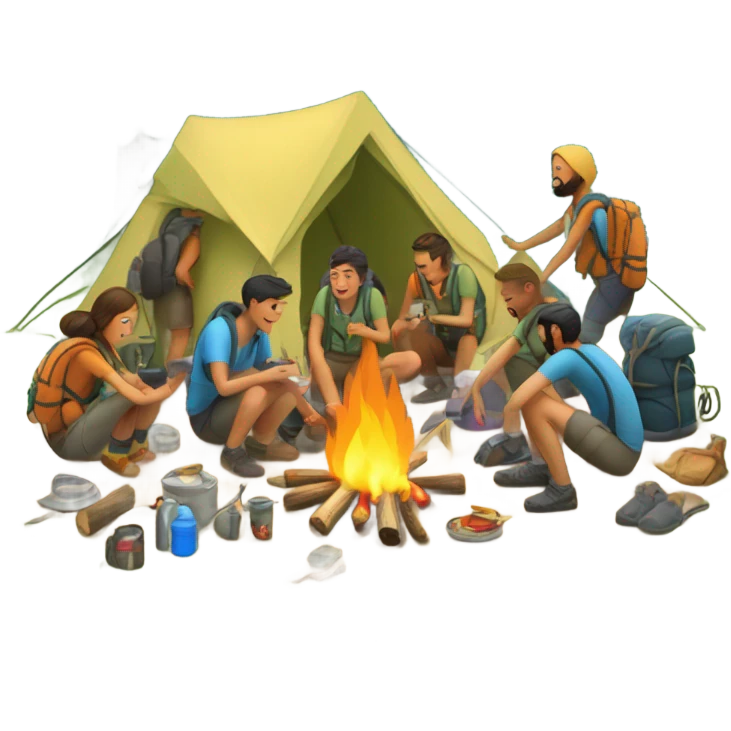 camping emoji