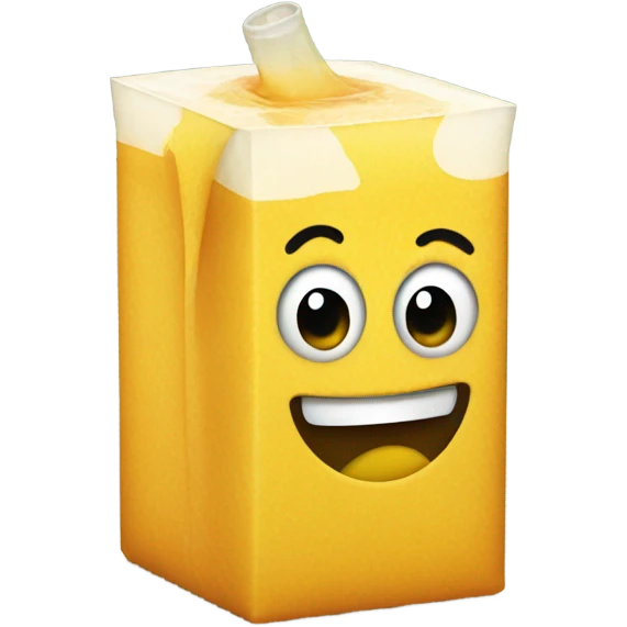 A juice box emoji