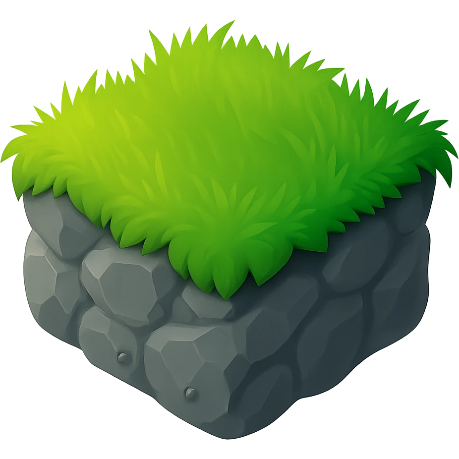 make the ground greyer and make it on a transparent background emoji