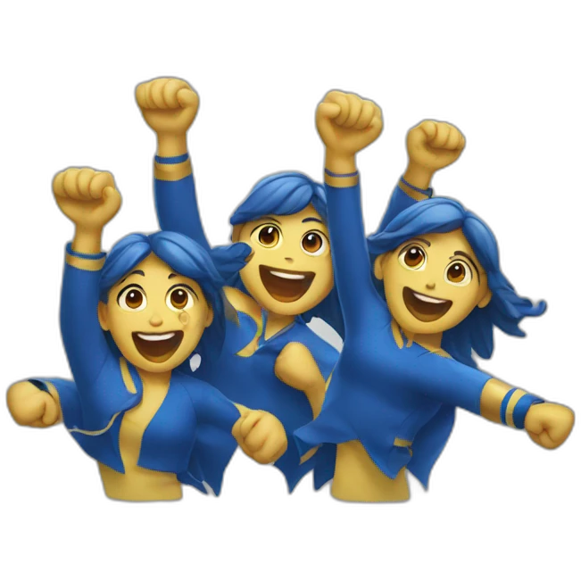 cheering emoji