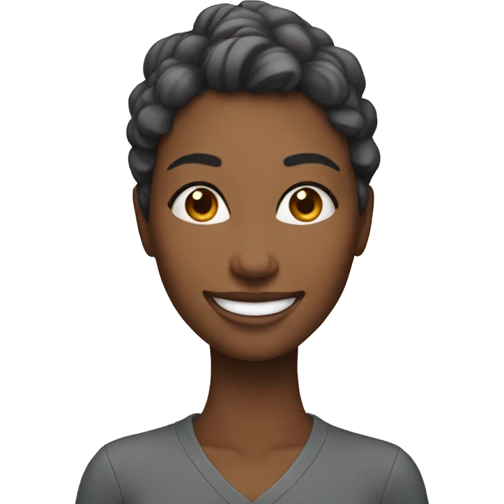 Woman smiling emoji