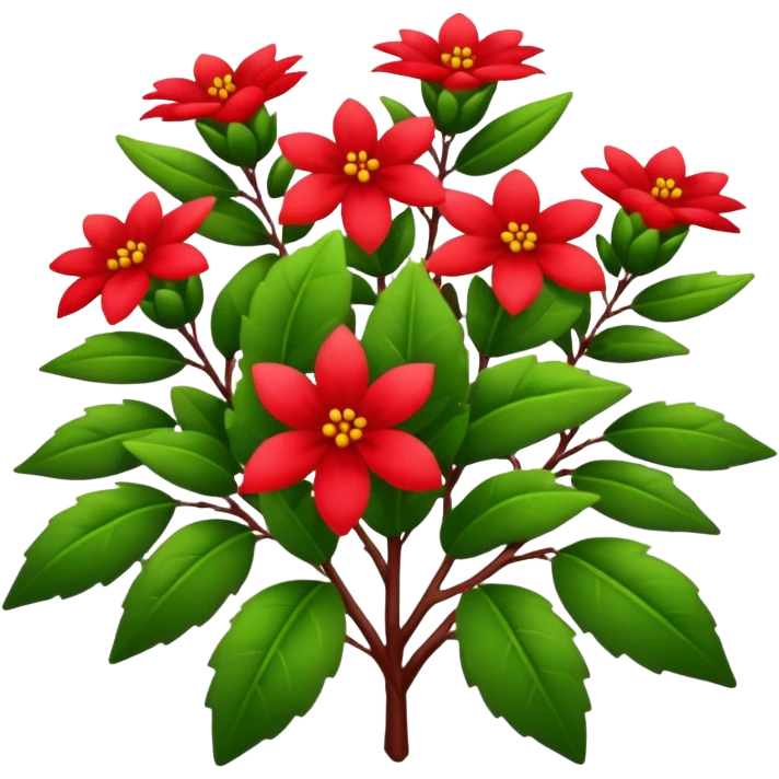 Australian Christmas bush emoji